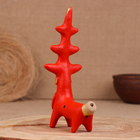 Абашевская игрушка "Олень-древо", 15x7x15 см, Кукушкин И.И. - фото 4632281