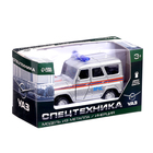 Машина металлическая «УАЗ Патриот. МЧС», инерция, 1:50, уценка 10688717