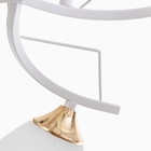 Люстра "Аделла" 5хЕ27 40Вт бело-золотой 65х65х26 см BayerLux - фото 25288061