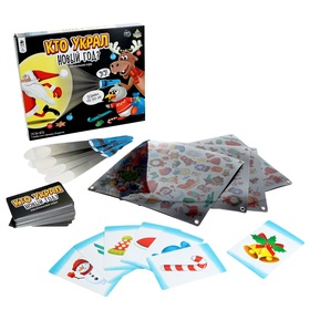 УЦЕНКА Новогодняя настольная игра «Кто украл Новый год», 2 - 4 игрока, 4+ 10689271