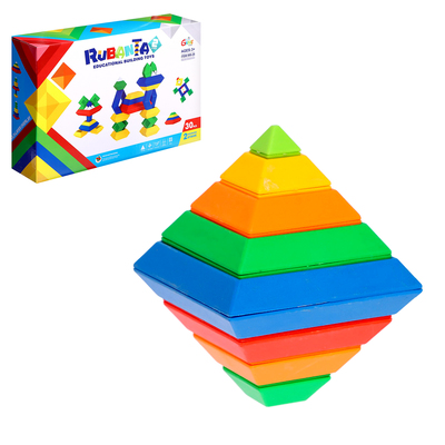 УЦЕНКА Конструктор-пирамидка «Эрудит», 30 деталей