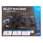 УЦЕНКА Автотрек «Турбо кросс», с 2 машинами 1:43, работает от сети - Фото 15