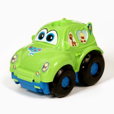 Игрушки для песочницы, машина, лопатки, формочки, набор 6 шт., МИКС