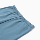 Комплект для девочки (футболка/шорты), цвет белый/синий, рост 92 см - Фото 4