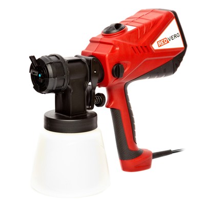 Краскораспылитель электрический RedVerg RD-PS600, 600 Вт, 1 л, сопла 2.6/2.2/1.8/1.5 мм
