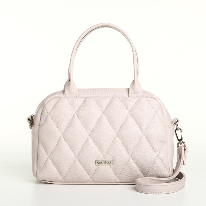 Сумка женская на молнии «Саломея», цвет розовый - Фото 1