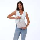 Сумка женская на молнии «Саломея», цвет розовый - Фото 2