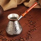 Турка  для кофе медная «Ромашка», 0,75  л - фото 4622156