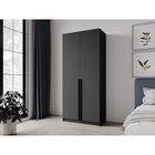 Шкаф прямой двухстворчатый для одежды «Стронг», с доводчиками, 1000×536×2200 мм, цвет графит/графит - Фото 3