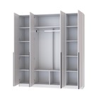 Шкаф прямой четырёхстворчатый для одежды «Стронг», с доводчиками, 2000×536×2200 мм, цвет белый/белый софт - Фото 2