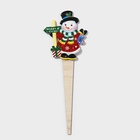 Топпер декоративный "Снеговик" 8,5х25 см - Фото 1