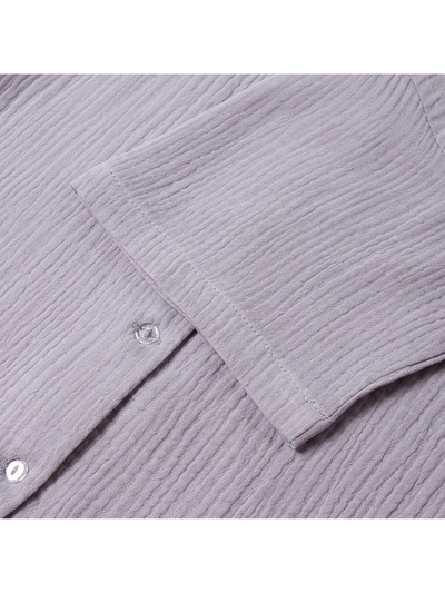 Пижама женская (рубашка, шорты) KAFTAN Basic, размер 44-46, серая
