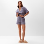 Пижама женская (рубашка, шорты) KAFTAN Basic размер 52-54, серая - Фото 6