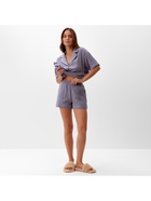 Пижама женская (рубашка, шорты) KAFTAN Basic размер 52-54, серая - Фото 10