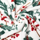 Плед «Этель. Ветви», 180×200 см, корал-флис 220 г/м² - Фото 13