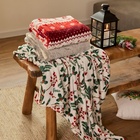 Плед «Этель. Ветви», 180×200 см, корал-флис 220 г/м² - Фото 4