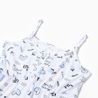 Ночная сорочка женская "Скоро мама", цвет голубой, размер 48 - фото 24745466