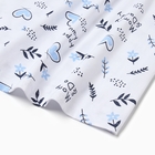 Ночная сорочка женская "Скоро мама", цвет голубой, размер 48 - фото 24745467