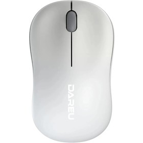 Мышь Dareu  беспроводная  LM106G White (белый), DPI 1200, ресивер 2.4GHz, размер 99.4x