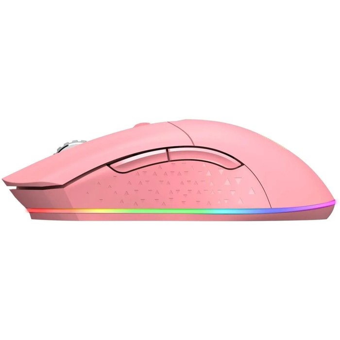 Мышь Dareu  игровая беспроводная  EM901 Pink (розовый), DPI 600-10000, подсветка RGB, - фото 51627266