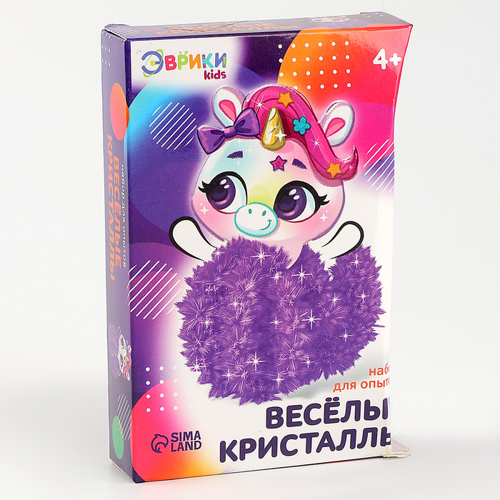 УЦЕНКА Набор для опытов «Чудесные кристаллы», единорожка - Фото 1