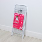 Этажерка напольная 3-х секционная, на колёсиках, 27×36×66 см, белая - Фото 6