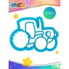 Кинетический «Синий трактор», с формочкой в ведре, цвет зелёный, 500 г - фото 24722639