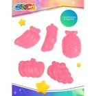 Кинетический песок «Чебурашка», с формочками в ведре, цвет синий, 500 г - фото 24722648