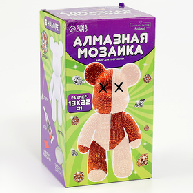 {{photo.Alt || photo.Description || 'УЦЕНКА Алмазная мозаика на фигурке &quot;Медведь&quot;, цвет белый, оранжевый'}}