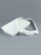 Туалет средний с бортом и сеткой 36×26×9 см, лоток+сетка+борт белый - Фото 3