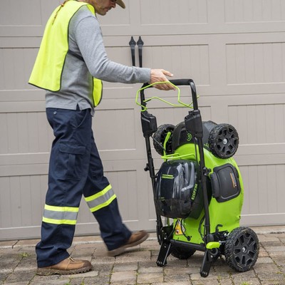 Газонокосилка аккумуляторная Greenworks GC82LM51SP2K2, 82 В, 51 см, 60 л, мульчирование