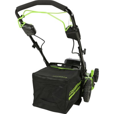 Газонокосилка аккумуляторная Greenworks GC82LM51SP2K2, 82 В, 51 см, 60 л, мульчирование
