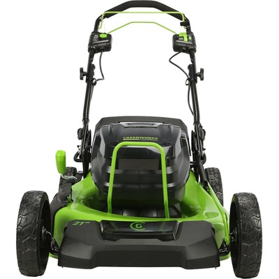 Газонокосилка аккумуляторная Greenworks GC82LM51SP2K2, 82 В, 51 см, 60 л, мульчирование
