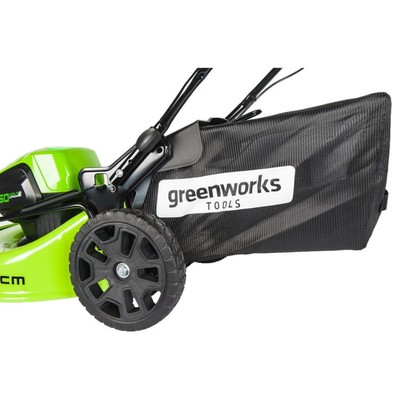 Газонокосилка аккумуляторная Greenworks Gd=60LM46HP, без АКБ/ЗУ, 60 В, 4 Ач, 46 см, 60 л