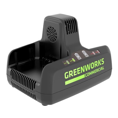 Зарядное устройство Greenworks G82C2, на 2 аккумулятора, 82 В, 8 А, быстрая зарядка