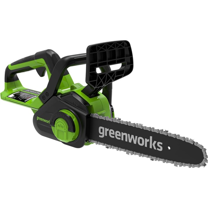Пила цепная аккумуляторная GREENWORKS G24CS25, без АКБ/ЗУ, 24 В, шина 25 см, паз 1.1 мм - Фото 1