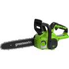 Пила цепная аккумуляторная GREENWORKS G24CS25, без АКБ/ЗУ, 24 В, шина 25 см, паз 1.1 мм 10682839 - фото 5068896