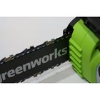Пила цепная аккумуляторная GREENWORKS G24CS25, без АКБ/ЗУ, 24 В, шина 25 см, паз 1.1 мм 10682839 - фото 5068905
