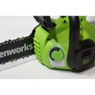 Пила цепная аккумуляторная GREENWORKS G24CS25, без АКБ/ЗУ, 24 В, шина 25 см, паз 1.1 мм 10682839 - фото 5068904