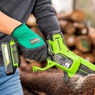 Пила цепная аккумуляторная GREENWORKS G24MCS10, без АКБ/ЗУ, 24 В, 1/4", 1.1 мм, щеточный 10682853 - фото 5068924