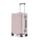 Чемодан NINETYGO Manhattan Frame Luggage, 20", 39л, TSA замок, розовый - Фото 1