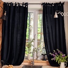 Шторы для кухни с завязками «Этель» Linen collection, 145×180 см - 2 шт., 100% лён, 170 г/м² - Фото 2