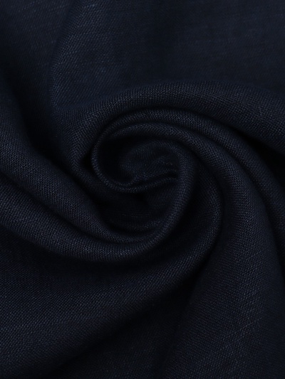 Шторы для кухни с завязками «Этель» Linen collection, 145×180 см - 2 шт., 100% лён, 170 г/м²