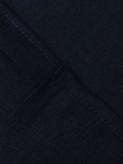 Шторы для кухни с завязками «Этель» Linen collection, 145×180 см - 2 шт., 100% лён, 170 г/м²
