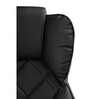 Кресло для руководителя Kolson металл/экокожа, хром/черный 64x68x114 см - фото 121970508