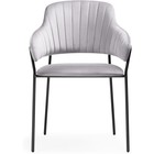 Стул для кухни «Инклес», на металлокаркасе, цвет чёрный/серый - Фото 2