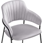 Стул для кухни «Инклес», на металлокаркасе, цвет чёрный/серый - Фото 5