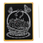 Аппликация блёстками + гравюра 2 в 1 "Поздравляю" - Фото 3