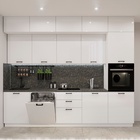 Кухонный гарнитур трёхуровневый в потолок «Роял Вуд 22», 3000 мм, цвет белый глянец - Фото 1