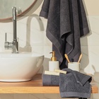 Набор махровых полотенец LoveLife Natural graphite, 3 шт.: 70×130.50×80.30×50 см, хлопок 100% - Фото 7